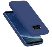 Cadorabo cover compatibile con Samsung Galaxy S8 PLUS, cover in silicone liquido per Galaxy S8 PLUS, custodia in silicone, resistente ai graffi e agli urti sottile cover protettiva - LIQUID BLU