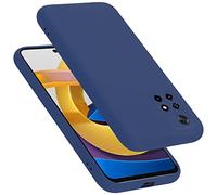 Cadorabo cover compatibile con Xiaomi POCO M4 PRO 5G, cover in silicone liquido per POCO M4 PRO 5G, custodia in silicone, resistente ai graffi e agli urti sottile cover protettiva - LIQUID BLU