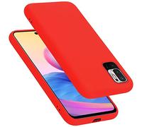 Cadorabo cover compatibile con Xiaomi RedMi NOTE 10 5G / POCO M3 PRO 5G, cover in silicone liquido per RedMi NOTE 10 5G / POCO M3 PRO 5G, custodia in silicone, resistente ai graffi - LIQUID ROSSO