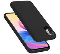 Cadorabo cover compatibile con Xiaomi RedMi NOTE 10 5G / POCO M3 PRO 5G, cover in silicone liquido per RedMi NOTE 10 5G / POCO M3 PRO 5G, custodia in silicone, resistente ai graffi - LIQUID NERO