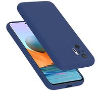 Cadorabo cover compatibile con Xiaomi RedMi NOTE 10 PRO, cover in silicone liquido per RedMi NOTE 10 PRO, custodia in silicone, resistente ai graffi e agli urti sottile cover protettiva - LIQUID BLU
