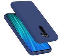 Cadorabo cover compatibile con Xiaomi RedMi NOTE 8 PRO, cover in silicone liquido per RedMi NOTE 8 PRO, custodia in silicone, resistente ai graffi e agli urti sottile cover protettiva - LIQUID BLU