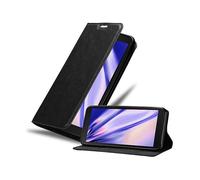 CADORABO Cover con chiusura magnetica, funzione stand e tasca per le carte CUSTODIA A LIBRO per Samsung Galaxy XCover 5, Nero