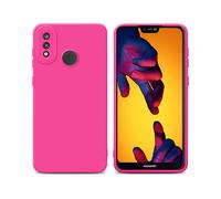 CADORABO Cover in fluid silicone TPU flessibile custodia CUSTODIA per Huawei P20 LITE 2018 / NOVA 3E, Rosa