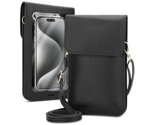 Cadorabo Custodia a tracolla compatibile con Honor 8X Max, piccola borsa con scomparto per cellulare e finestra di visualizzazione, borsa a tracolla Mini per 8X MAX, 2 scomparti, in pelle PU, da