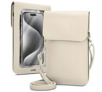Cadorabo Custodia a tracolla compatibile con Motorola Moto Edge 50 Fusion, piccola borsetta con scomparto per cellulare e finestra di visualizzazione, borsa a tracolla mini, 2 scomparti, pelle PU, da