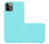 Cadorabo Custodia compatibile con Apple iPhone 13 PRO in CANDY BLU - Morbida Cover Protettiva Sottile di Silicone TPU con Bordo Protezione - Ultra Slim Case Antiurto Gel Back Bumper Guscio