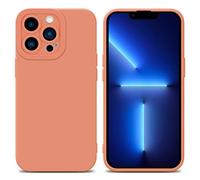 Cadorabo Custodia compatibile con Apple iPhone 13 PRO in FLUID ARANCIONE CHIARO - Coperchio protettivo in silicone TPU flessibile
