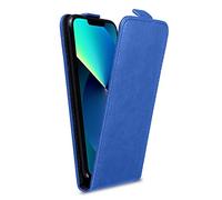 Cadorabo Custodia compatibile con Apple iPhone 13 PRO MAX in BLU DI PERISA - Protezione in Stile Flip di Similpelle Fine - Case Cover Wallet Book Etui