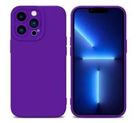 Cadorabo Custodia compatibile con Apple iPhone 13 PRO MAX in FLUID VIOLA SCURO - Coperchio protettivo in silicone TPU flessibile