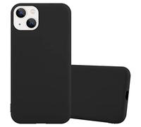 Cadorabo Custodia compatibile con Apple iPhone 14 in CANDY NERO - Coperchio protettivo in silicone TPU flessibile
