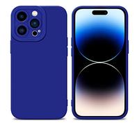 Cadorabo Custodia compatibile con Apple iPhone 14 PRO MAX in FLUID BLU - Coperchio protettivo in silicone TPU flessibile