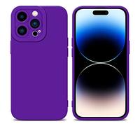Cadorabo Custodia compatibile con Apple iPhone 14 PRO MAX in FLUID VIOLA SCURO - Coperchio protettivo in silicone TPU flessibile