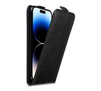 Cadorabo Custodia compatibile con Apple iPhone 14 PRO MAX in NERO DI NOTTE - Coperchio protettivo in design flip con chiusura magnetica