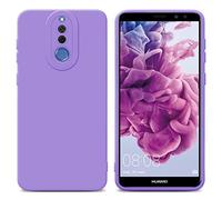 Cadorabo Custodia compatibile con Huawei MATE 10 LITE in FLUID VIOLA CHIARO - Coperchio protettivo in silicone TPU flessibile