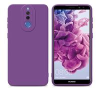 Cadorabo Custodia compatibile con Huawei MATE 10 LITE in FLUID VIOLA OPACO - Coperchio protettivo in silicone TPU flessibile