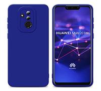Cadorabo Custodia compatibile con Huawei MATE 20 LITE in FLUID BLU - Coperchio protettivo in silicone TPU flessibile