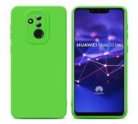 Cadorabo Custodia compatibile con Huawei MATE 20 LITE in FLUID VERDE - Coperchio protettivo in silicone TPU flessibile