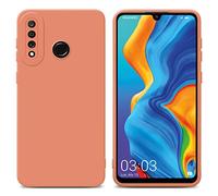 Cadorabo Custodia compatibile con Huawei P30 LITE in FLUID ARANCIONE CHIARO - Coperchio protettivo in silicone TPU flessibile