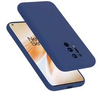 Cadorabo Custodia compatibile con OnePlus 8 PRO in LIQUID BLU - Coperchio protettivo in silicone TPU flessibile