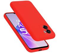 Cadorabo Custodia compatibile con Oppo A57 5G / A77 5G / Realme V23 in LIQUID ROSSO - Coperchio protettivo in silicone TPU flessibile