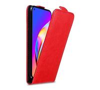 Cadorabo Custodia compatibile con Oppo A94 5G in ROSSO MELA - Protezione in Stile Flip con Chiusura Magnetica - Case Cover Wallet Book Etui