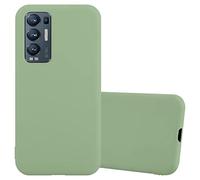 Cadorabo Custodia compatibile con Oppo FIND X3 NEO in CANDY PASTELLO VERDE - Morbida Cover Protettiva Sottile di Silicone TPU con Bordo Protezione - Ultra Slim Back Case Bumper