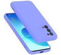 Cadorabo Custodia compatibile con Oppo Reno6 PRO 5G in LIQUID LILA CHIARO - Coperchio protettivo in silicone TPU flessibile