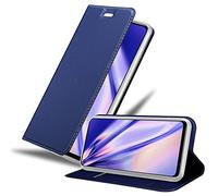 Cadorabo Custodia compatibile con Realme 9 5G / 9 PRO / V25 / Q5 / OnePlus Nord CE 2 LITE 5G in CLASSY BLU SCURO - Coperchio protettiva con chiusura magnetica, funzione stand e tasca per le carte