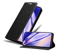 Cadorabo Custodia compatibile con Realme X2 PRO/Oppo Reno Ace in NERO DI NOTTE - Coperchio protettiva con chiusura magnetica, funzione stand e tasca per le carte