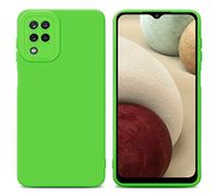 Cadorabo Custodia compatibile con Samsung Galaxy A12 / M12 in FLUID VERDE - Coperchio protettivo in silicone TPU flessibile