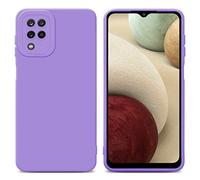 Cadorabo Custodia compatibile con Samsung Galaxy A12 / M12 in FLUID VIOLA CHIARO - Coperchio protettivo in silicone TPU flessibile