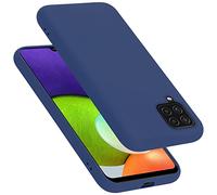 Cadorabo Custodia compatibile con Samsung Galaxy A12 / M12 in LIQUID BLU - Coperchio protettivo in silicone TPU flessibile