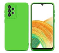Cadorabo Custodia compatibile con Samsung Galaxy A32 4G in FLUID VERDE - Coperchio protettivo in silicone TPU flessibile