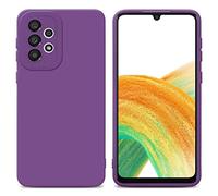 Cadorabo Custodia compatibile con Samsung Galaxy A32 4G in FLUID VIOLA OPACO - Coperchio protettivo in silicone TPU flessibile