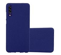 Cadorabo Custodia compatibile con Samsung Galaxy A50 / A50s / A30s in FROST BLU SCURO - Morbida Cover Protettiva Sottile di Silicone TPU con Bordo Protezione - Ultra Slim Case Antiurto Gel Back Guscio