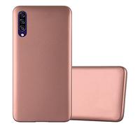 Cadorabo Custodia compatibile con Samsung Galaxy A50 / A50s / A30s in ORO ROSA METALLICO - Morbida Cover Protettiva Sottile di Silicone TPU con Bordo Protezione - Ultra Slim Case Antiurto Back Guscio
