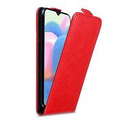 Cadorabo Custodia compatibile con Samsung Galaxy A50 / A50s / A30s in ROSSO MELA - Protezione in Stile Flip con Chiusura Magnetica - Case Cover Wallet Book Etui