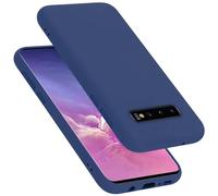 Cadorabo Custodia compatibile con Samsung Galaxy S10 5G in LIQUID BLU - Morbida Cover Protettiva Sottile di Silicone TPU con Bordo Protezione - Ultra Slim Case Antiurto Gel Back Bumper Guscio