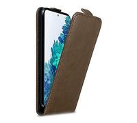 Cadorabo Custodia compatibile con Samsung Galaxy S20 FE in BRUNO CAFFÈ - Protezione in Stile Flip con Chiusura Magnetica - Case Cover Wallet Book Etui