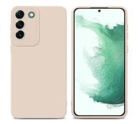 Cadorabo Custodia compatibile con Samsung Galaxy S22 PLUS in FLUID CREMA - Coperchio protettivo in silicone TPU flessibile