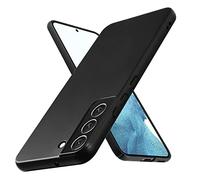 Cadorabo Custodia compatibile con Samsung Galaxy S22 PLUS in NERO METALLO - Rigida Cover Protettiva Sottile con Bordo Protezione - Back Hard Case Ultra Slim Bumper Antiurto Guscio Plastica