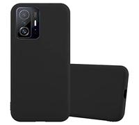 Cadorabo Custodia compatibile con Xiaomi 11T / 11T PRO in CANDY NERO - Coperchio protettivo in silicone TPU flessibile