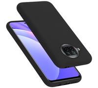 Cadorabo Custodia compatibile con Xiaomi Mi 10T Lite in LIQUID NERO - Morbida Cover Protettiva Sottile di Silicone TPU con Bordo Protezione - Ultra Slim Case Antiurto Gel Back Bumper Guscio