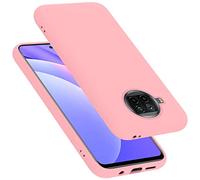 Cadorabo Custodia Compatibile con Xiaomi Mi 10T Lite in Liquid Rosa - Morbida Cover Protettiva Sottile di Silicone TPU con Bordo Protezione - Ultra Slim Case Antiurto Gel Back Bumper Guscio