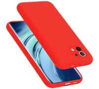 Cadorabo Custodia compatibile con Xiaomi Mi 11 5G in LIQUID ROSSO - Morbida Cover Protettiva Sottile di Silicone TPU con Bordo Protezione - Ultra Slim Case Antiurto Gel Back Bumper Guscio