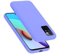 Cadorabo Custodia compatibile con Xiaomi RedMi 10 / RedMi NOTE 11 4G in LIQUID LILA CHIARO - Morbida Cover Protettiva Sottile di Silicone TPU con Bordo Protezione - Ultra Slim Case Cover Bumper