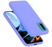 Cadorabo Custodia compatibile con Xiaomi RedMi 9T / POCO M3 in LIQUID LILA CHIARO - Morbida Cover Protettiva Sottile di Silicone TPU con Bordo Protezione - Ultra Slim Case Cover Bumper