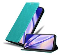 Cadorabo Custodia Libro compatibile con Asus ZenFone 8 in TURCHESE PETROLIO - con Vani di Carte, Funzione Stand e Chiusura Magnetica - Portafoglio Cover Case Wallet Book Etui Protezione