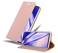 Cadorabo Custodia Libro compatibile con Huawei MATE 20 in CLASSY ORO ROSA - con Vani di Carte, Funzione Stand e Chiusura Magnetica - Portafoglio Cover Case Wallet Book Etui Protezione